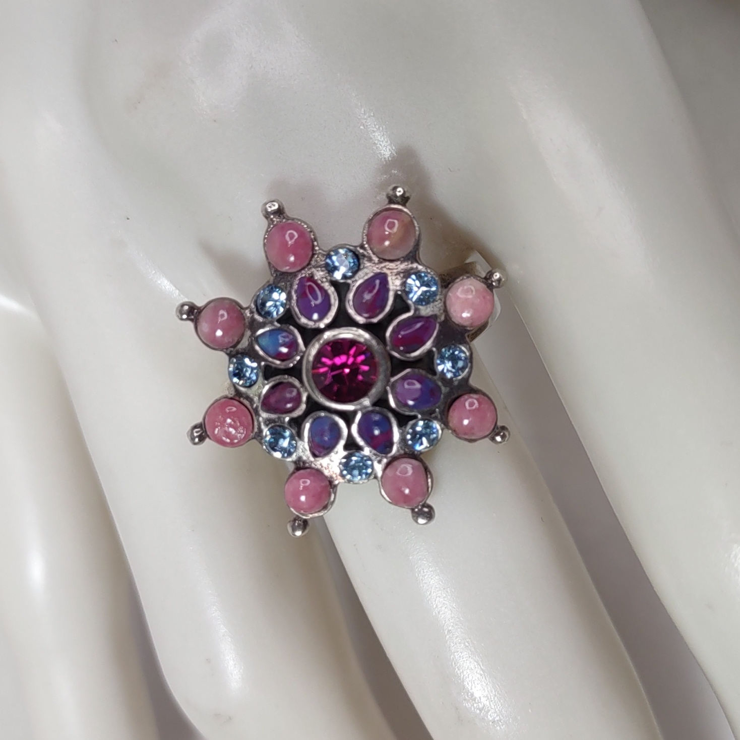 Barse Sterling Silver/Gemstone Ring